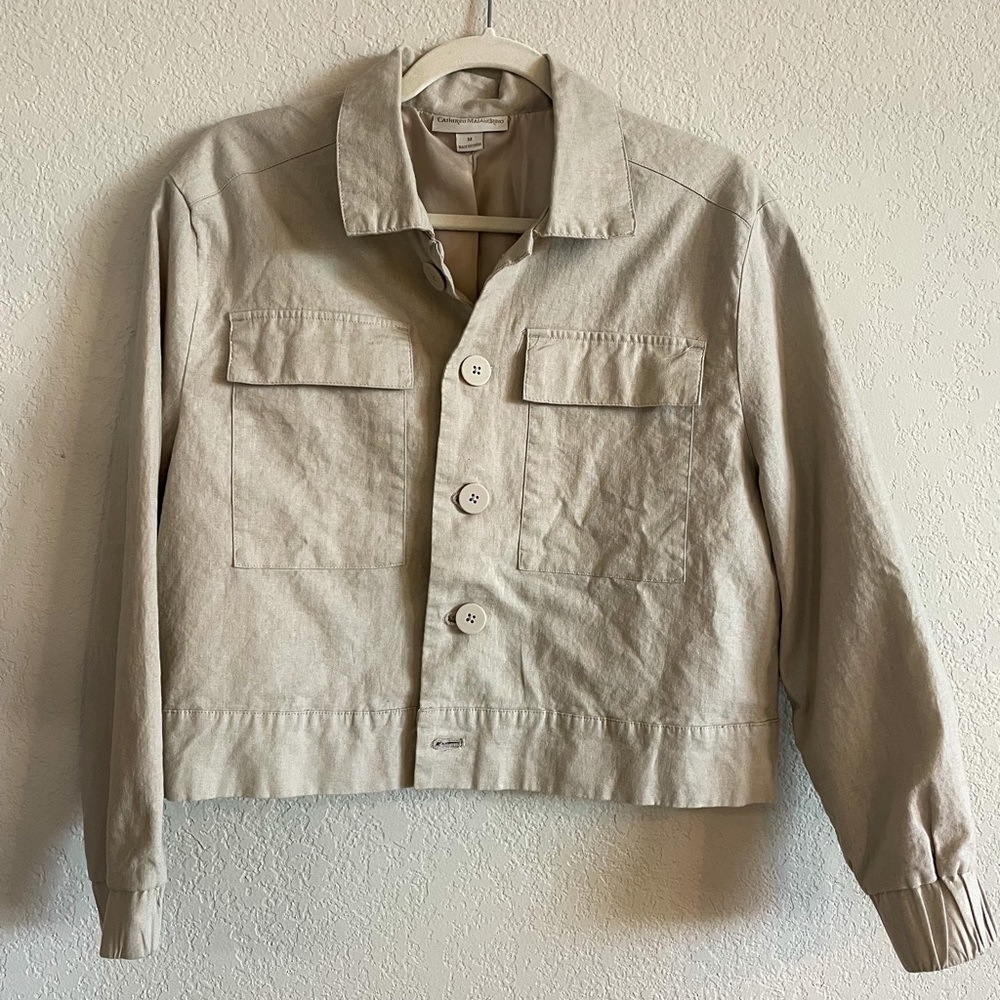 Cropped Tan Jacket